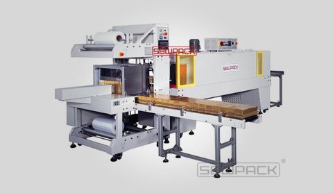 ST6030AE + SM6040 automatic palletizing Sleeve sealing, shrink packaging machine